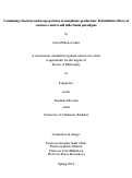 Cover page: Combining structure and usage patterns in morpheme production: Probabilistic effects of sentence context and inflectional paradigms