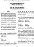 Cover page: Simulating the Cross-Linguistic Development of Optional Infinitive Errors in MOSAIC