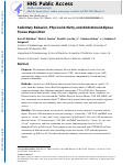 Cover page: Sedentary Behavior, Physical Activity, and Abdominal Adipose Tissue Deposition