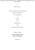 Cover page: Pedagogy of the Block-The aftermath of the Civil Rights Movement and the Negation of the Old American Dream