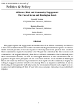 Cover page: Affluence, Risk and Community Engagement: The Case of Ascon and Huntington Beach