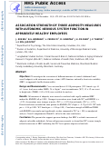 Cover page: Association Strength of Three Adiposity Measures with Autonomic Nervous System Function in Apparently Healthy Employees.