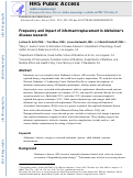 Cover page: Frequency and Impact of Informant Replacement in Alzheimer Disease Research