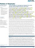 Cover page: Understanding of Contemporary Regional Sea‐Level Change and the Implications for the Future