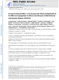 Cover page: Fructose induced KHK-C can increase ER stress independent of its effect on lipogenesis to drive liver disease in diet-induced and genetic models of NAFLD