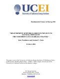 Cover page: Measurement of Hydrocarbon Fluxes due to Natural Seepage in the Northern Santa Barbara Channel
