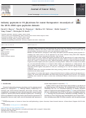 Cover page: Industry payments to US physicians for cancer therapeutics: An analysis of the 2016–2018 open payments datasets