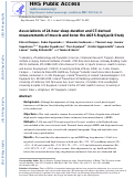 Cover page: Associations of 24-hour sleep duration and CT-derived measurements of muscle and bone: The AGES-Reykjavik Study