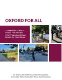 Cover page of Oxford for All: A Complete Streets Vision for Oxford Street in Downtown Berkeley, California