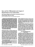 Cover page: Race and sex differentials in the impact of hypertension in the United States. The National Health and Nutrition Examination Survey I Epidemiologic Follow-up Study.