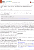 Cover page: Complete Genome Sequence of Diaphorina citri-associated C virus, a Novel Putative RNA Virus of the Asian Citrus Psyllid, Diaphorina citri