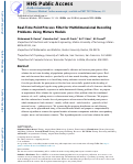 Cover page: Real-Time Point Process Filter for Multidimensional Decoding Problems Using Mixture Models