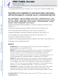 Cover page: Feasibility and Acceptability of a Web-Based Dietary Intervention with Text Messages for Colorectal Cancer: A Randomized Pilot Trial.