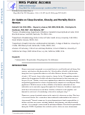 Cover page: An Update on Sleep Duration, Obesity, and Mortality Risk in Women