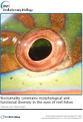 Cover page: Nocturnality constrains morphological and functional diversity in the eyes of reef fishes