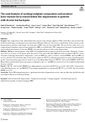 Cover page: The contributions of cartilage endplate composition and vertebral bone marrow fat to intervertebral disc degeneration in patients with chronic low back pain