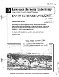 Cover page: SOLUBILITY AND SPECIATION STUDIES OF WASTE RADIONUCLIDES PERTINENT TO GEOLOGIC DISPOSAL AT YUCCA MOUNTAIN: RESULTS ON NEPTUNIUM, PLUTONIUM AND AMERICIUM IN J-13 GROUNDWATER, OCTOBER 1, 1985-SEPTEMBER 30, 1987