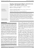 Cover page: Cytosine chemoreceptor McpC in Pseudomonas putida F1 also detects nicotinic acid