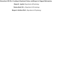 Cover page: Beyond an OSN Post: Looking at Emotional Valence and Request of Support/Information