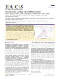 Cover page: Tunable Visible and Near Infrared Photoswitches