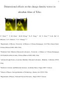 Cover page: Dimensional Effects on the Charge Density Waves in Ultrathin Films of TiSe2