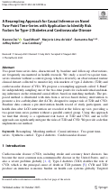 Cover page: A Resampling Approach for Causal Inference on Novel Two-Point Time-Series with Application to Identify Risk Factors for Type-2 Diabetes and Cardiovascular Disease