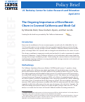 Cover page: The Ongoing Importance of Enrollment: Churn in Covered California and Medi-Cal