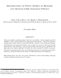 Cover page: Identification of Supply Models of Retailer and Manufacturer Oligopoly Pricing