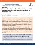 Cover page: Heart Rate Variability on 10-Second Electrocardiogram and Risk of Acute Exacerbation of COPD: A Secondary Analysis of the BLOCK COPD Trial.