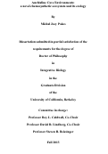 Cover page: Anchialine Cave Environments: a novel chemosynthetic ecosystem and its ecology