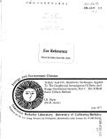 Cover page: 1/3 TELLURIC AND D.C. RESISTIVITY TECHNIQUES APPLIED TO THE GEOPHYSICAL INVESTIGATION OF BASIN AND RANGE GEOTHERMAL SYSTEMS, PART I: THE E-FIELD RATIO TELLURIC METHOD