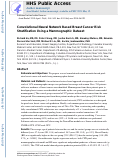 Cover page: Convolutional Neural Network Based Breast Cancer Risk Stratification Using a Mammographic Dataset.