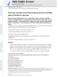 Cover page: Areal and volumetric bone mineral density and risk of multiple types of fracture in older men