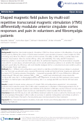 Cover page: Shaped magnetic field pulses by multi-coil repetitive transcranial magnetic stimulation (rTMS) differentially modulate anterior cingulate cortex responses and pain in volunteers and fibromyalgia patients