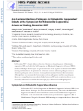 Cover page: Are Bacteria Infectious Pathogens in Hidradenitis Suppurativa? Debate at the Symposium for Hidradenitis Suppurativa Advances Meeting, November 2017