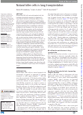 Cover page: Natural killer cells in lung transplantation.
