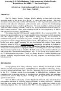 Cover page: Assessing U.S. ESCO industry performance and market trends: Results 
from the NAESCO database project
