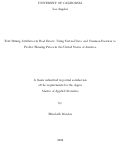 Cover page: Text Mining Attributes in Real Estate: Using Textual Data and Common Features to Predict Housing Prices in the United States of America