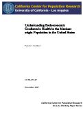 Cover page: Understanding Socioeconomic Gradients in Health in the Mexican-origin Population in the United States