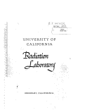 Cover page: RANGE-ENERGY TABLES