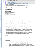 Cover page: Bayesian Nonparametric Longitudinal Data Analysis