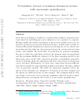 Cover page: Probabilistic forecast of nonlinear dynamical systems with uncertainty quantification