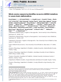 Cover page: Whole-exome sequencing identifies recessive WDR62 mutations in severe brain malformations