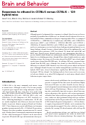 Cover page: Responses to ethanol in C57BL/6 versus C57BL/6 × 129 hybrid mice