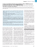 Cover page: In Utero and Childhood Polybrominated Diphenyl Ether (PBDE) Exposures and Neurodevelopment in the CHAMACOS Study