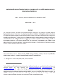 Cover page: Institutional investment and the changing role of public equity markets: International evidence