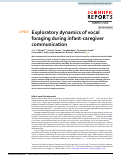 Cover page: Exploratory dynamics of vocal foraging during infant-caregiver communication