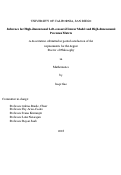 Cover page: Inference for High-dimensional Left-censored Linear Model and High-dimensional Precision Matrix