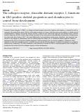 Cover page: The collagen receptor, discoidin domain receptor 2, functions in Gli1-positive skeletal progenitors and chondrocytes to control bone development