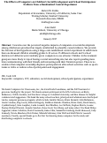 Cover page: The effects of computers on children's social development and school participation: Evidence from a randomized control experiment